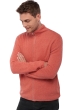 Cashmere & Yak men chunky sweater vincent tender peach natural beige s